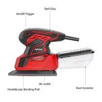 POPULO 130W Electric Mouse Sander with Sandpapers