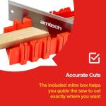 Amtech Tenon Saw and Mitre Box Combo