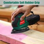 HYCHIKA 200W Electric Detail Sander with Dust Collector