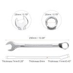 2pcs Offset Combination Wrench Set - 20mm Metric
