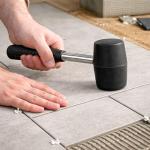 16oz Heavy-Duty Rubber Mallet with Steel Shaft