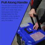 Rolling Tool Box Kit with Handle and Wheels