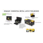 STANLEY 16in Durable Tool Box with Tote Tray