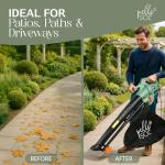 3300W Corded 3-in-1 Leaf Blower Vacuum