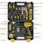 Sundpey 166-Piece Home Tool Kit with Drill