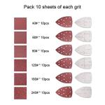 Bosch Mouse Sander Pads Set - 60 Assorted Grits