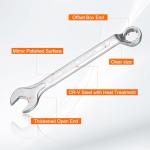 14mm Combination Wrench with Offset and Angled Ends