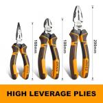 INGCO 3-Piece High Leverage Pliers Set