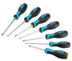 OX Pro 7 Piece Screwdriver Set in Display Box