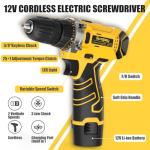 Sundpey 166-Piece Home Tool Kit with Drill