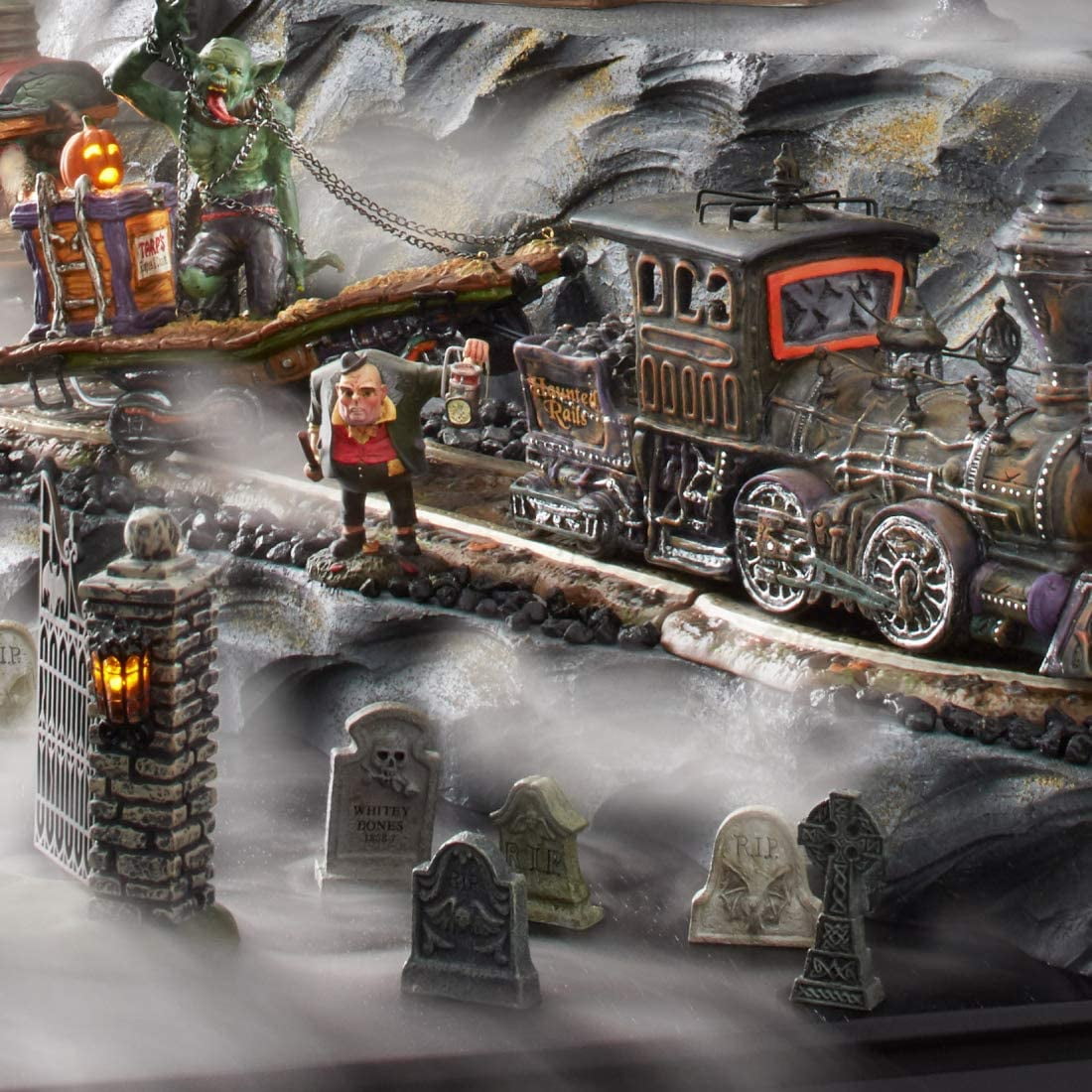 Dept 56 Halloween Tombstones Village Decor Set