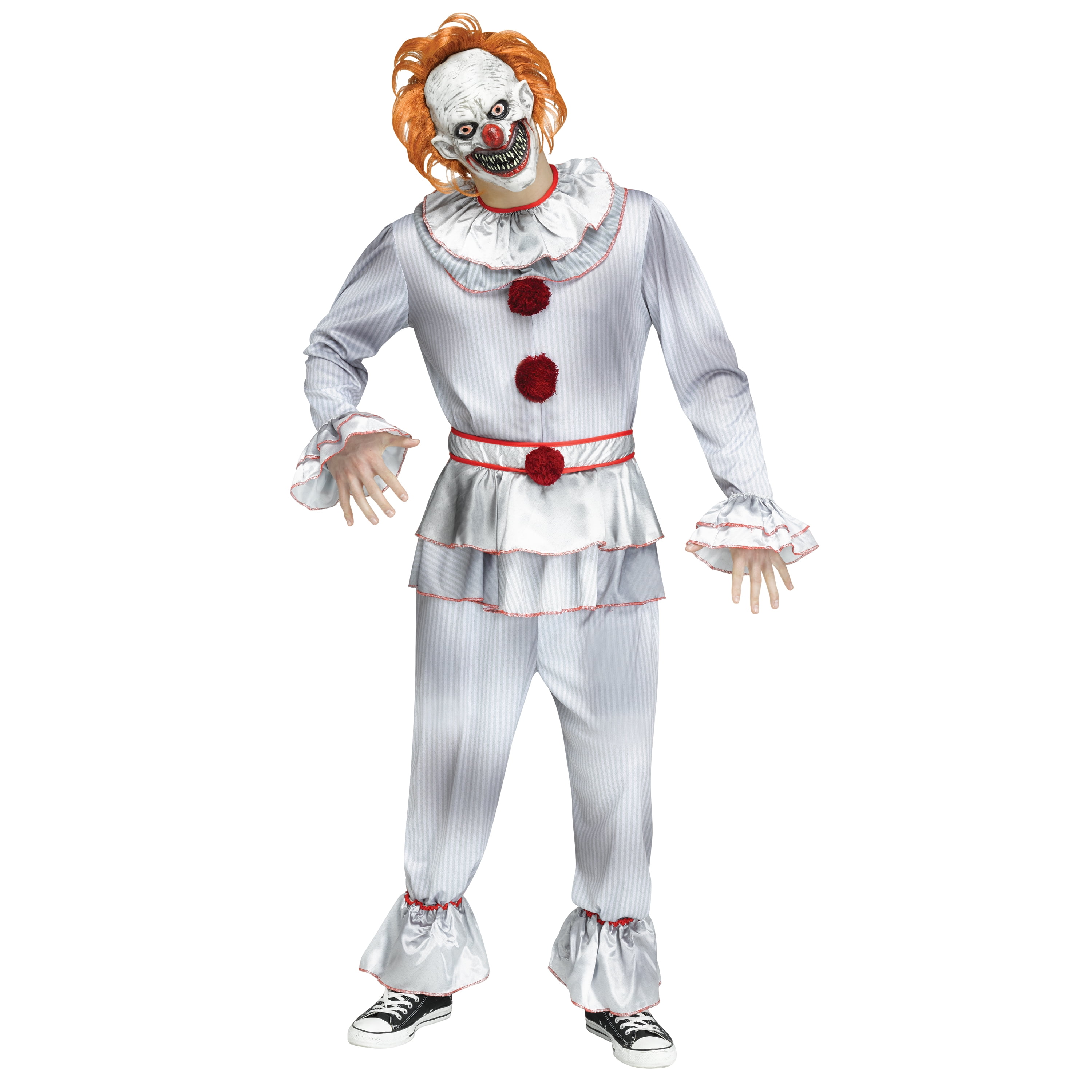 Twisted Clown Halloween Costume, Adult Male