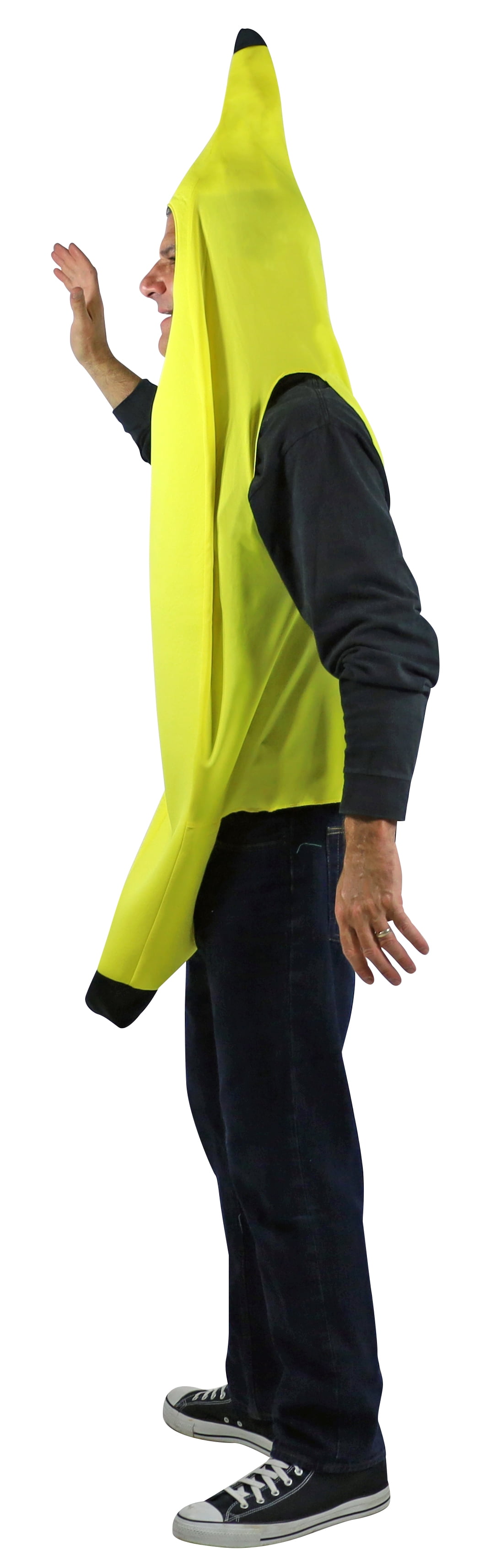 Adult Banana One-Piece Costume for Halloween Fun