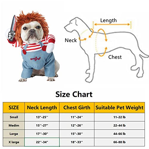 Deadly Doll Dog Costume for Halloween Fun