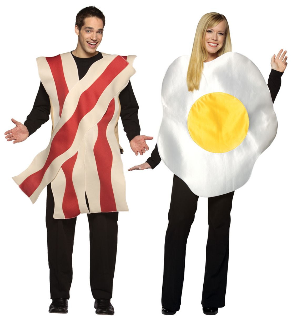 Bacon and Eggs Halloween Couples Costume Set