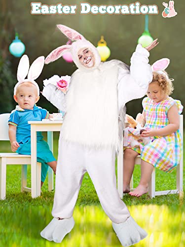 Adult Plush Bunny and Carrot Costume Set