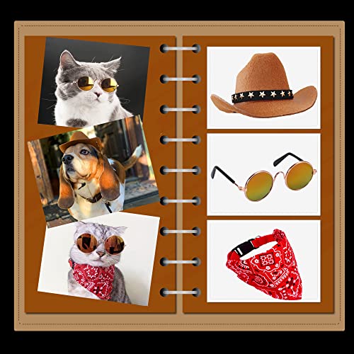 Cowboy and Hippie Pet Costume Set