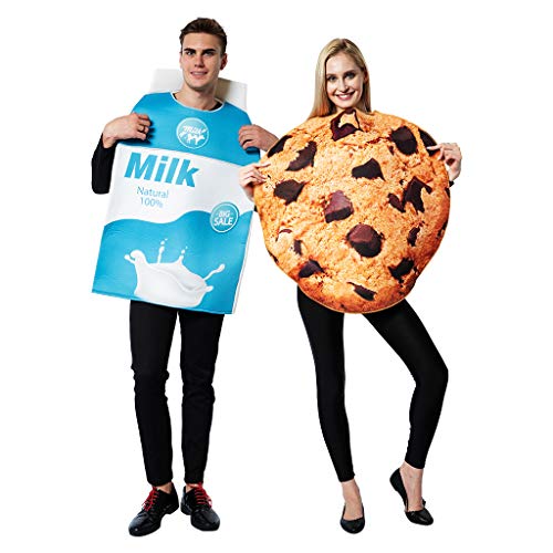Cookies and Milk Carton Box Couple Costume
