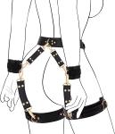 6-Piece BDSM Set: Leather Restraints for Couples