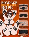 11-Piece Leather Bondage Set for Couples