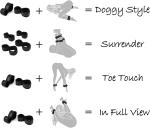 Soft Leather BDSM Kit with Comfortable Restraints