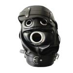 Sensory Deprivation Hood Harness with Gag