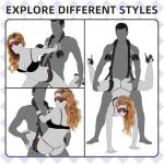 Adjustable BDSM Bondage Restraint Kit with Blindfold