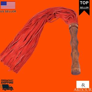Suede Leather Flogger with 50 Falls for Couples