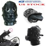 Sensory Deprivation Hood Harness with Gag