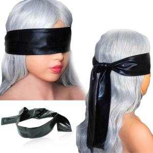 1.5m Leather Eye Mask for BDSM Role Play