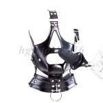 PVC Leather Head Harness with Detachable Mouth Gag