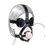 Mouth Ball Gag and Bondage Blindfold Set