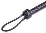 Purple Leather Flogger for Couples - Sensual BDSM Whip