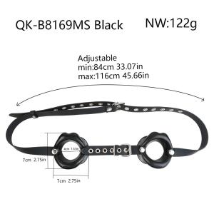 Wearable Leather Nipple Clamp Bondage Bra