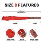 Suede Leather Flogger with 50 Falls for Couples