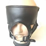 Adjustable Bondage Mask with O-Ring Gag