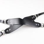 Adjustable Soft Leather BDSM Blindfold for Couples