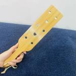 Bamboo Handle Spanking Paddle with Holes