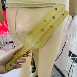 Bamboo Handle Spanking Paddle with Holes