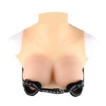 Wearable Leather Nipple Clamp Bondage Bra