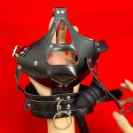 Detachable Mouth Gag Head Harness for Bondage