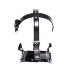 PVC Leather Hood Harness with Detachable Gag Plug