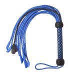 Dual Color Leather Flogger for BDSM Play
