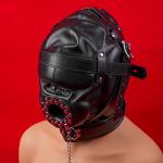 Open Mouth Gag Mask with Head Harness
