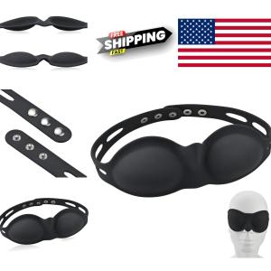 Silicone Blackout Eye Mask for BDSM Play