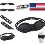 Silicone Blackout Eye Mask for BDSM Play