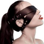 Adjustable Soft Leather BDSM Blindfold for Couples
