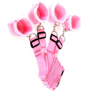 Cozy Bed Restraint Harness and Handcuffs Set