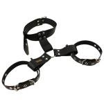 Adjustable Breast Bondage Restraints with Nipple Clamps