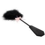 Soft Feather Tickler for Bedroom Fun - Black/Pink